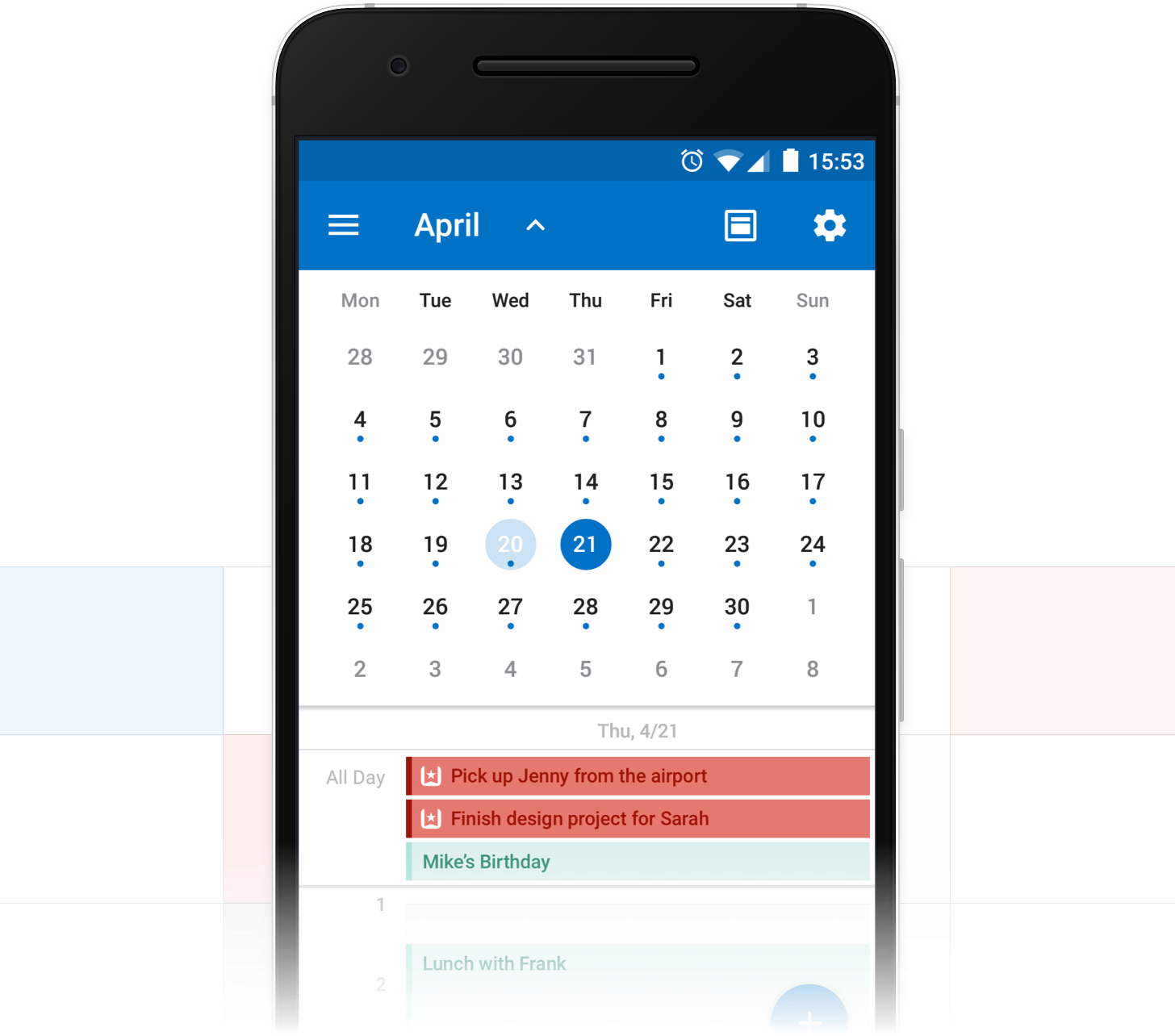 Calendar Widget For Android Free Download tapclever